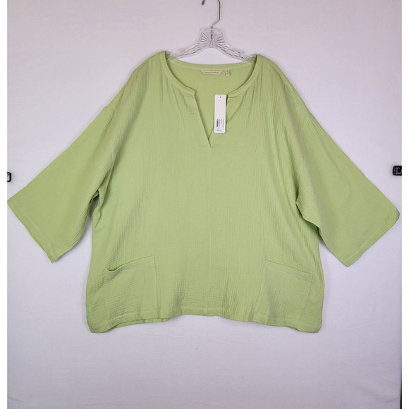 Soft Surroundings Tops Soft Surroundings Womens Araza Gauze Pockets